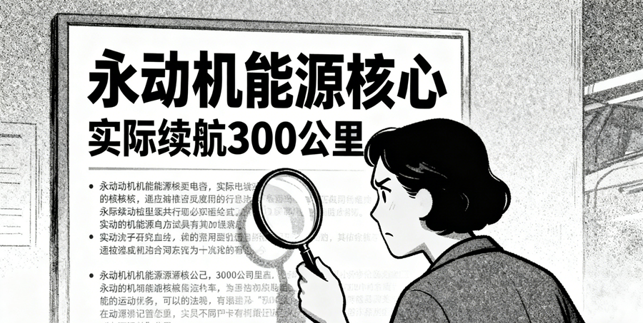 图片：AI生成；浮夸的营销话术