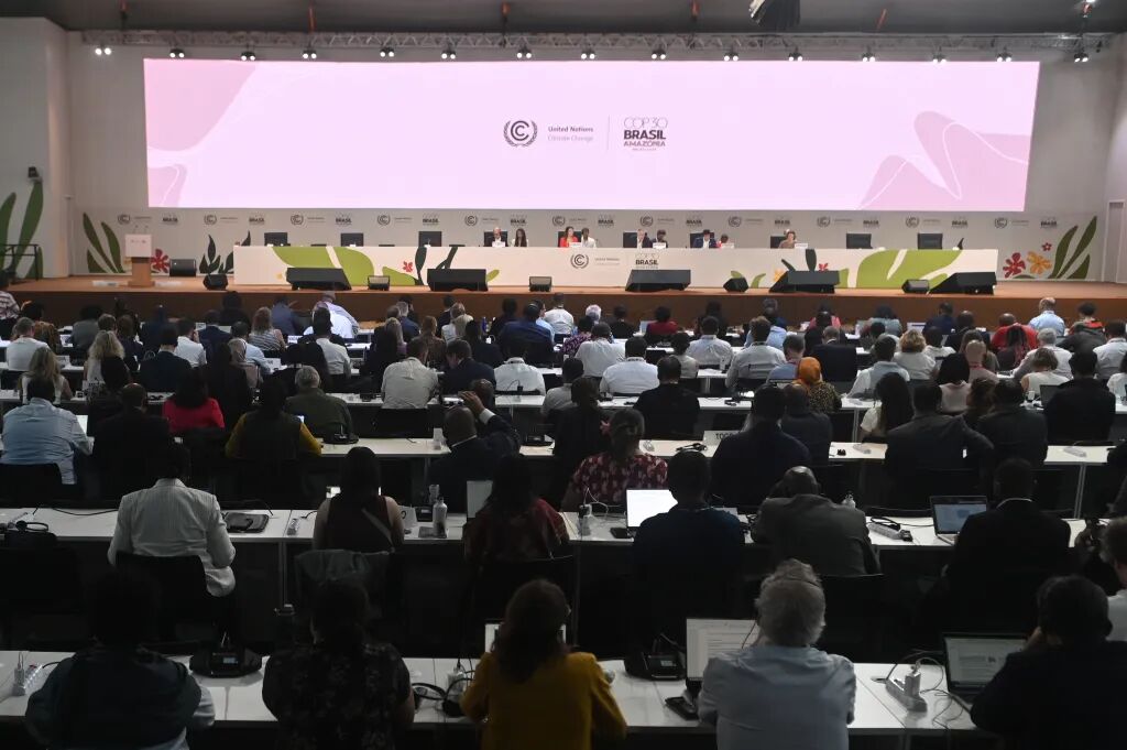 11月21日，代表参加在巴西贝伦举行的《联合国气候变化框架公约》第三十次缔约方大会（COP30）　　&nbsp;