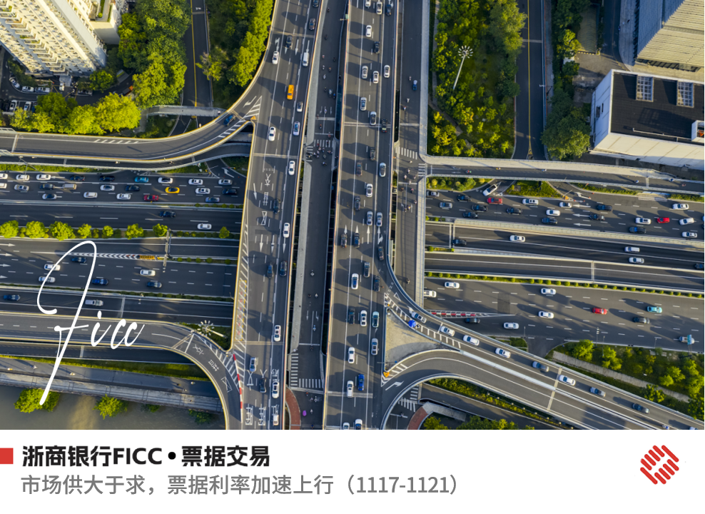 市場供大于求，票據(jù)利率加速上行——票據(jù)交易周報（1117