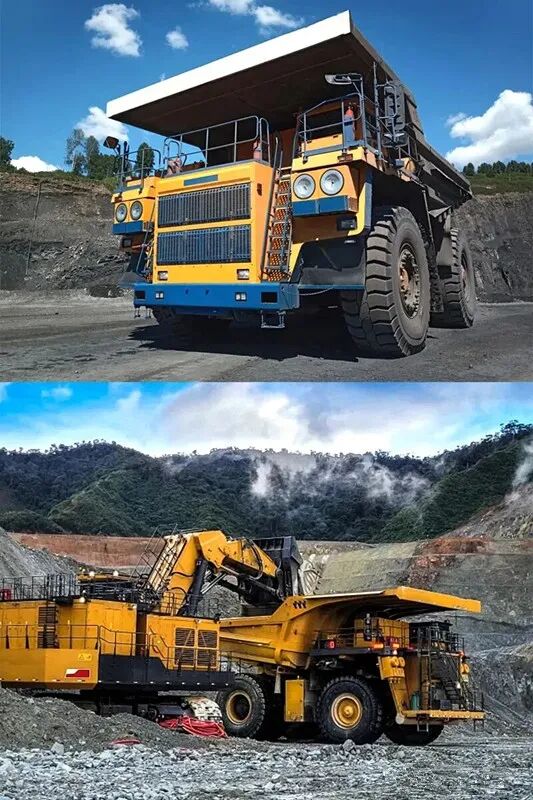 ▲集团主营业务涵盖巨型全钢工程机械子午线轮胎的研发、生产及销售，还提供矿用轮胎的运营管理服务