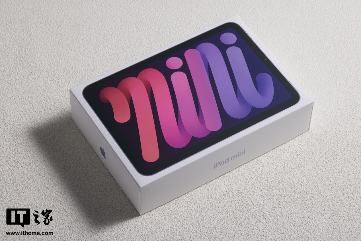 ▲ IT之家实拍：iPad mini （A17 Pro），季度下同