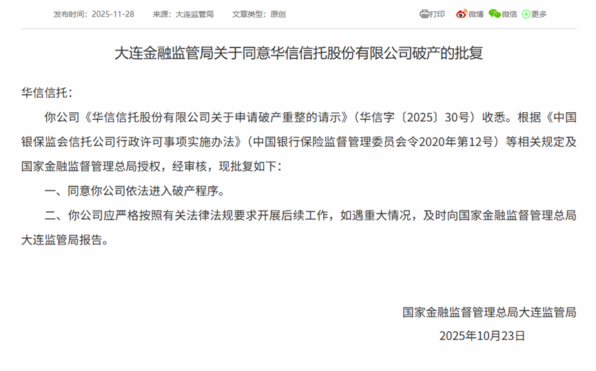数据来源：国家金融监督管理总局大连监管局官网