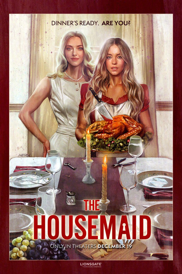 近期，心理惊悚片《女佣》发布新艺术海报，并将于 12 月 19 日北美上映。