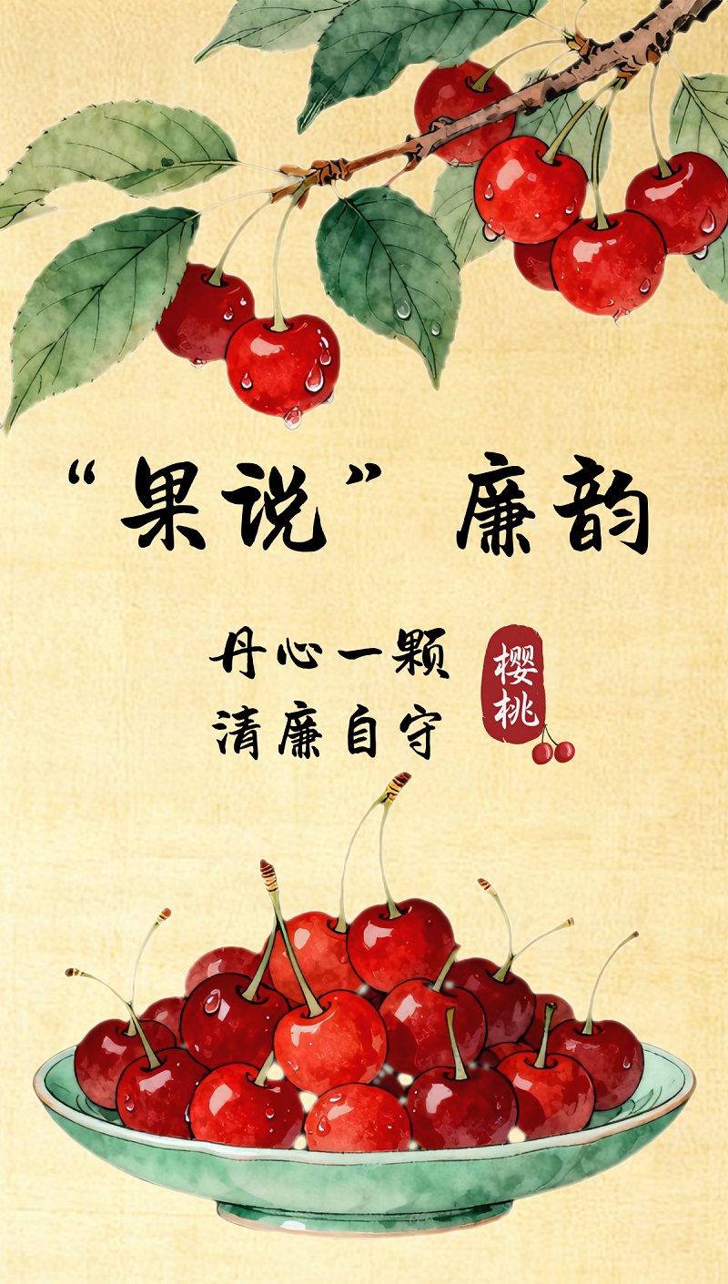 “果说”廉韵丨樱桃：丹心一颗 清廉自守