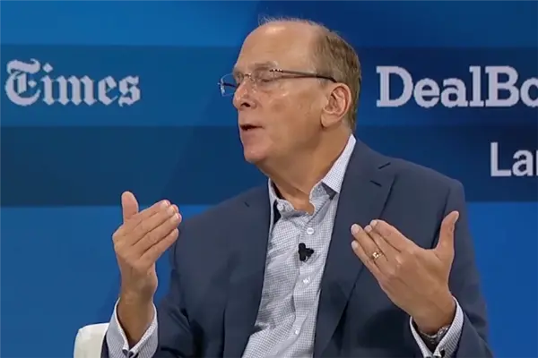贝莱德集团CEO称美国在数字化经济方面落后于印度和巴西
