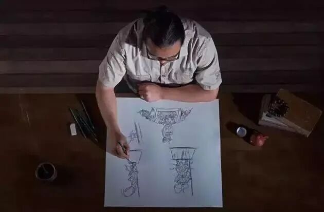 俞光创作的大圣系列草图