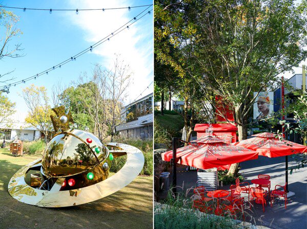 Vivienne Westwood限时咖啡厅、Vivienne Westwood星球徽标拍照亭