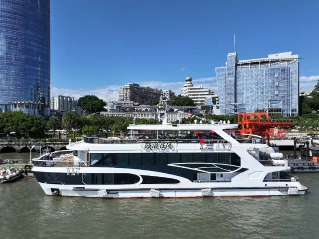 ▲ 全国首艘纯电海上客船“屿见 77”