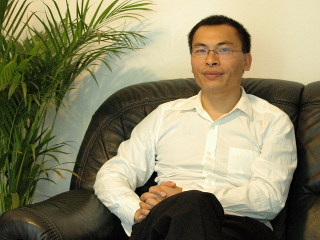 ​傅晓明教授。科技日报记者 李山 摄