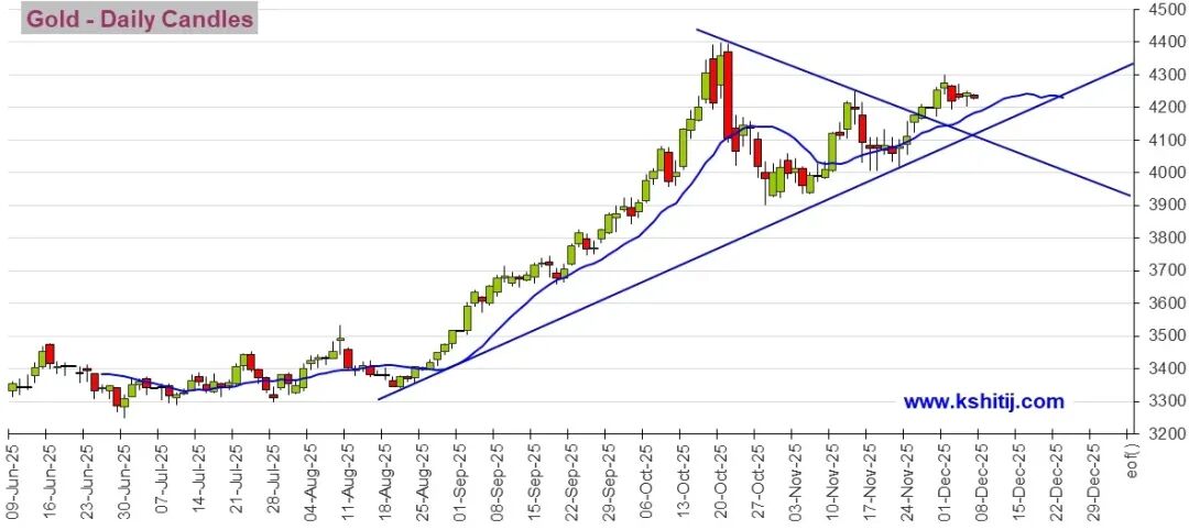 (黄金日线图 来源：Kshitij)