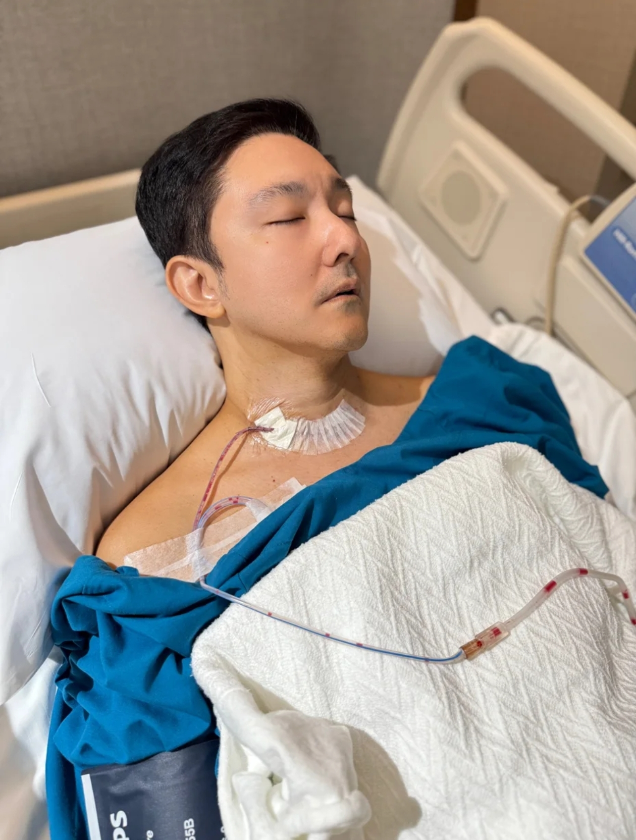 演员立威廉确诊甲状腺癌，曾两次开刀切除肿瘤