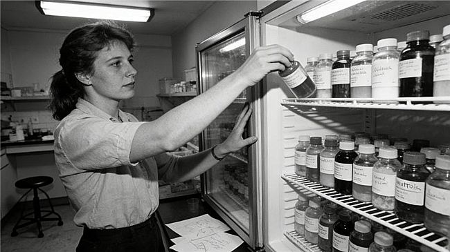 （图：创始人Safiya在家庭实验室）