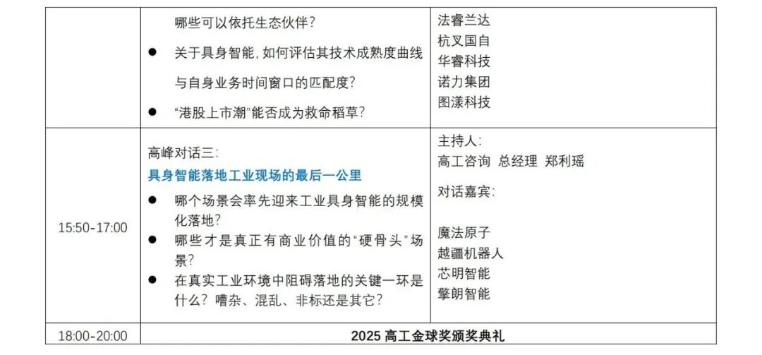 ※ 以最终会场议程为准