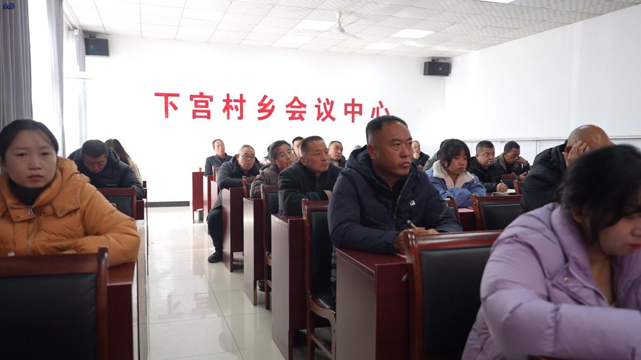 下宫村乡学习现场。 王意天摄
