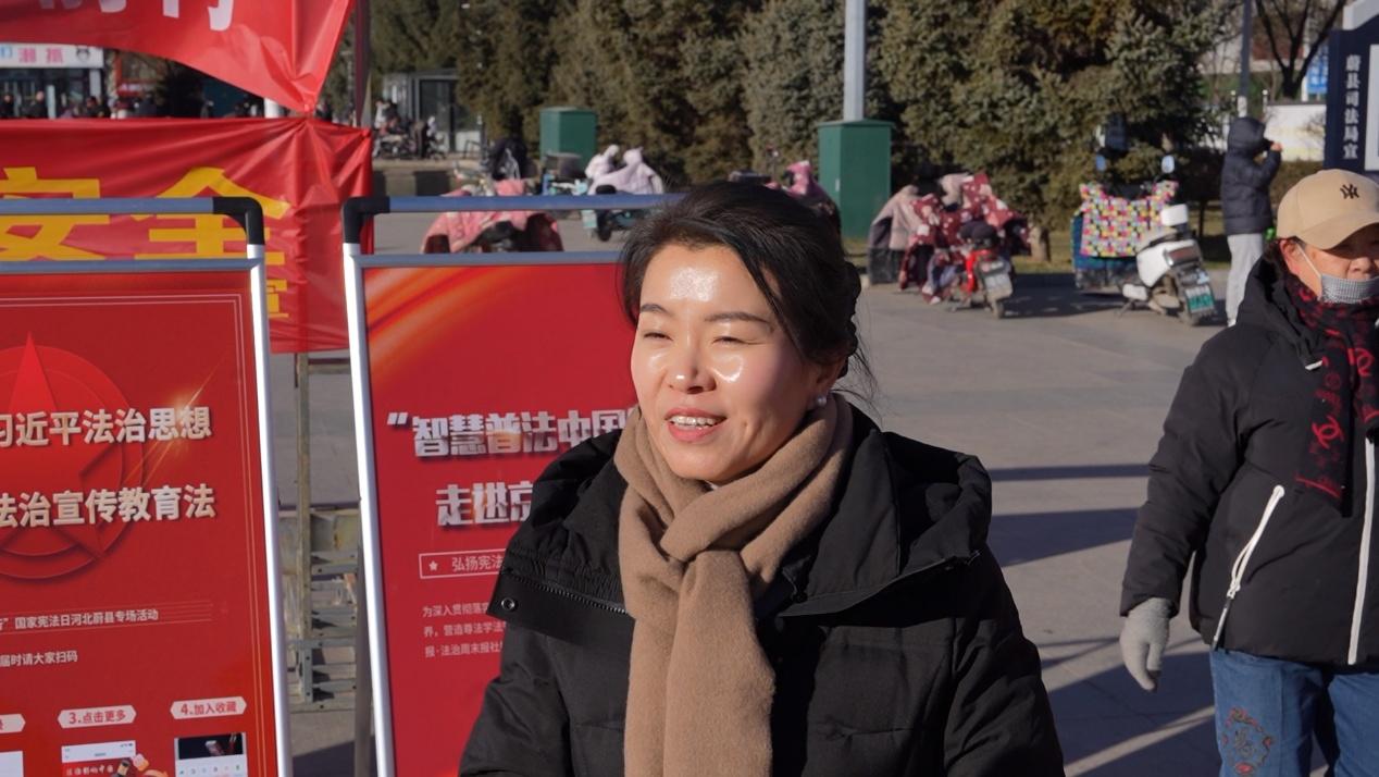 蔚县司法局副局长石玉琳。 王意天摄