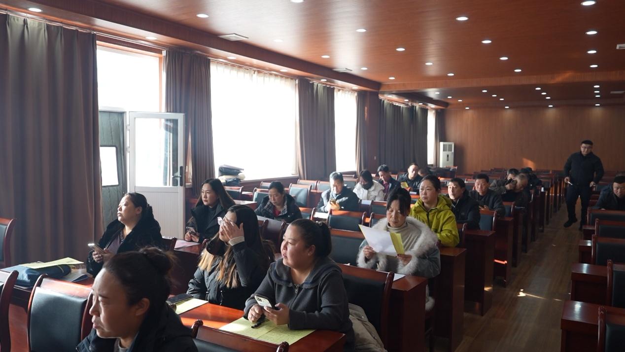 宋家庄镇学习现场。 王意天摄