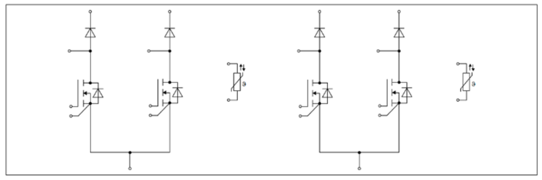 图8. 两电平拓扑的升压模块线路图