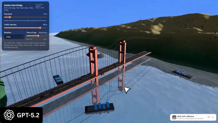 ▲视频来源：https://x.com/arena/status/1999189215603753445