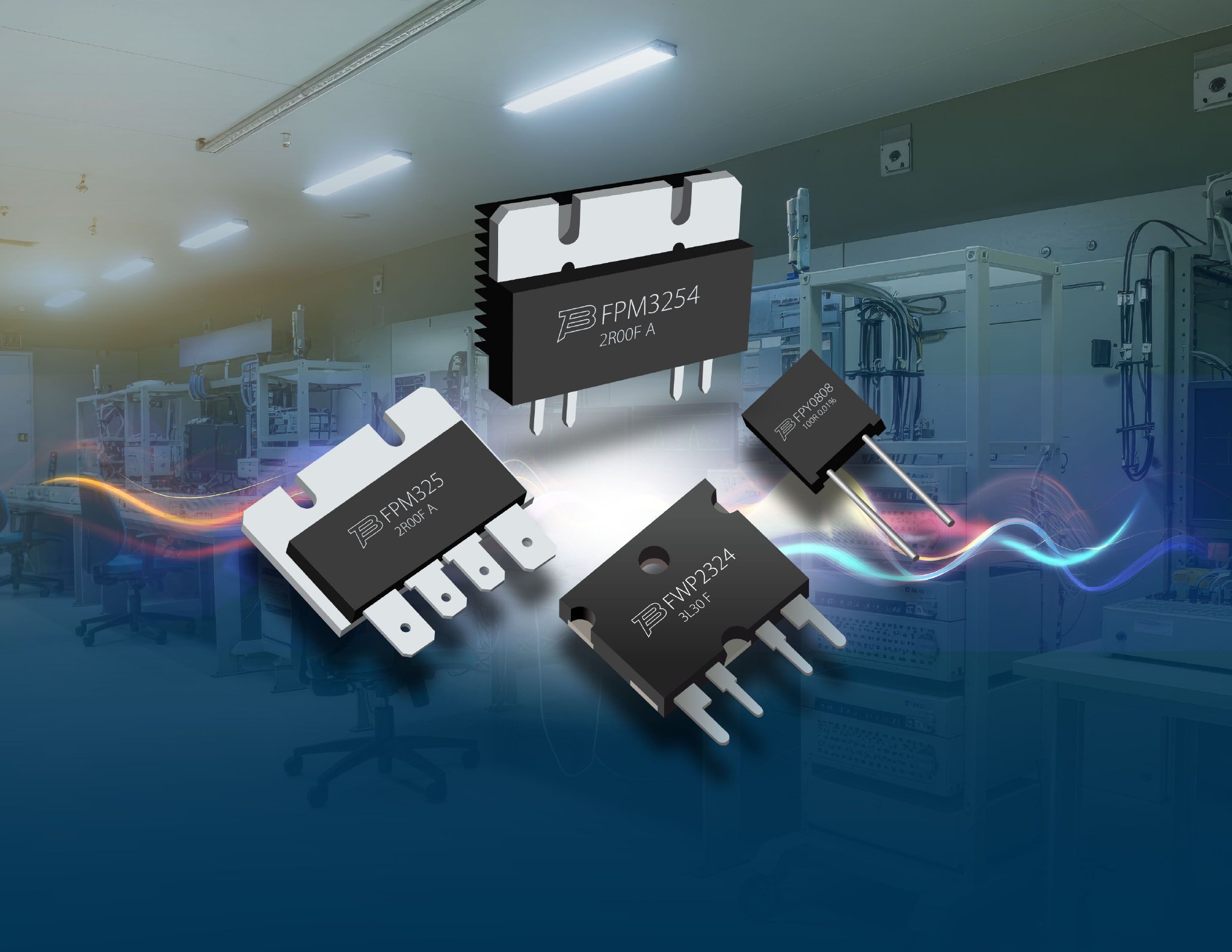 Bourns Riedon™ FPM、FPV、FWP2324和FPY系列金属箔电阻