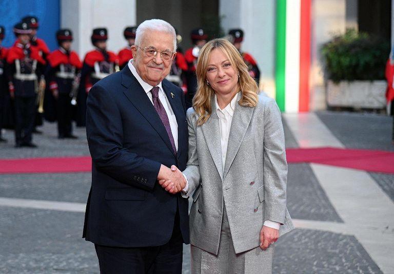 巴勒斯坦总统访问意大利 重申“两国方案”重要性