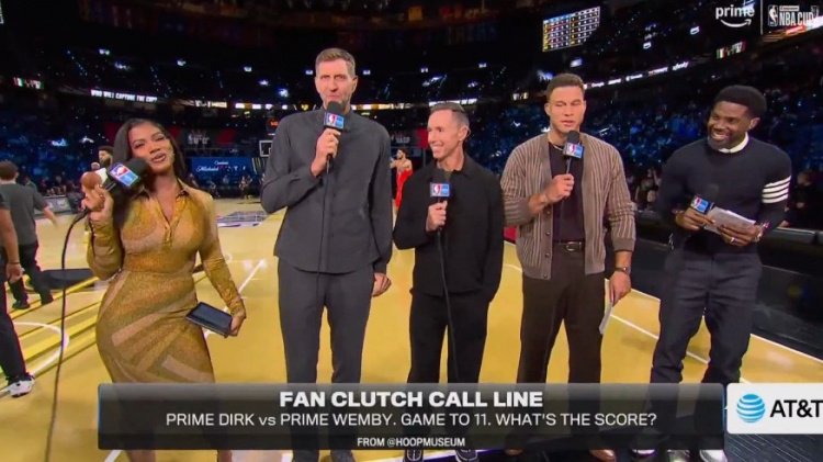 诺维茨基：1V1文班能11-3赢我 他能够封盖我的单腿金鸡独立后仰