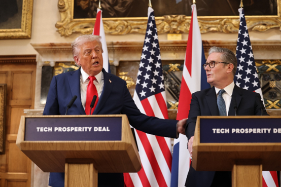英媒：与英国签署不到3个月，美国暂停履行《科技繁荣协议》