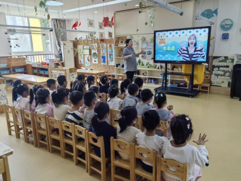 沣东新城第一幼儿园朗声口才社团活动