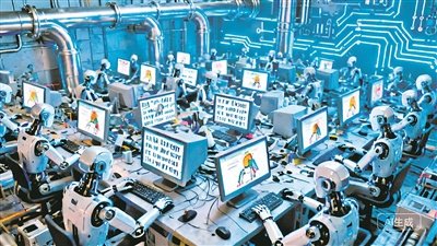 如今的互联网上充斥着大量由AI工具生成的劣质信息。 图片由AI生成