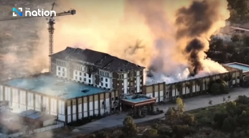 泰军据称炮击柬埔寨境内赌场电诈基地