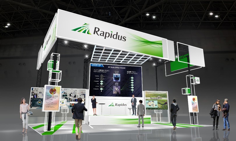 ▲ Rapidus SEMICON Japan 2025 展台概念图