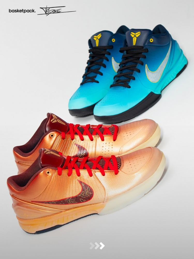 颜值如何？前NBA球员富尼耶定制的两款专属配色Kobe 4！