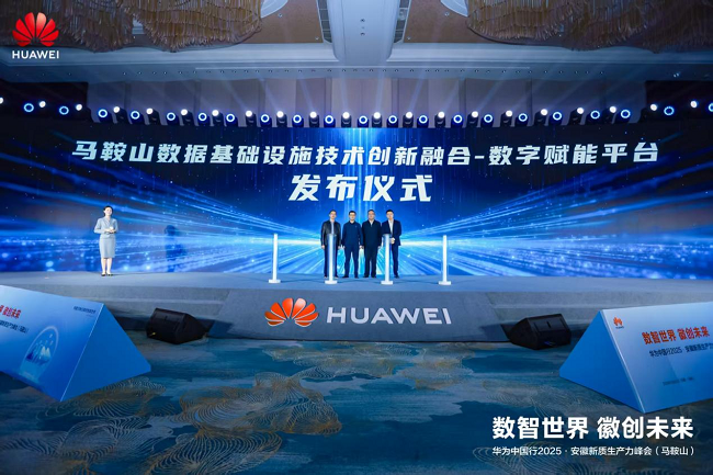     马鞍山数据基础设施本领改进交融——数字赋能平台”发布典礼