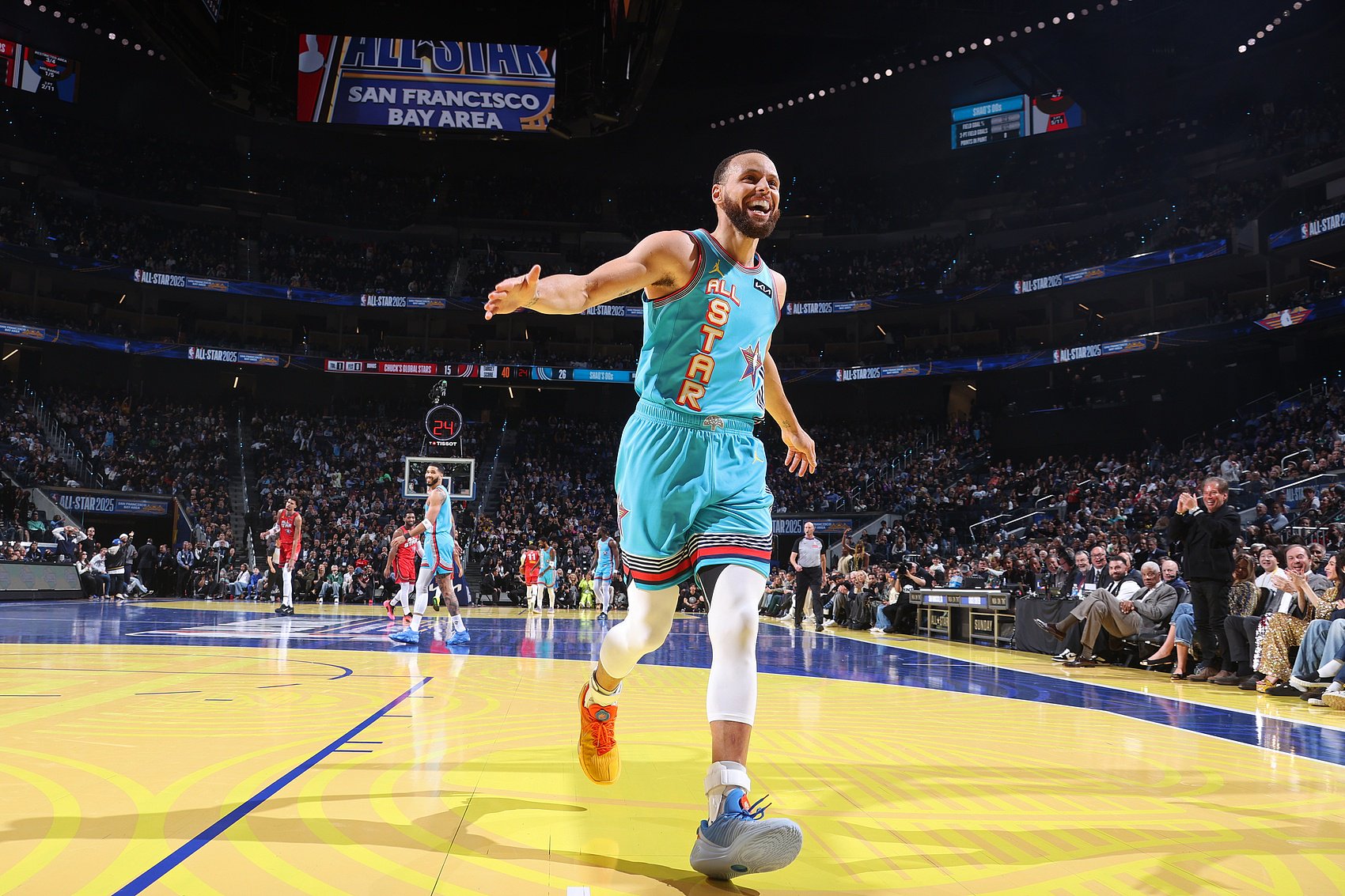 KD打趣：全明星烂都是库里的错 他一上就甩半场三分&利拉德也有锅