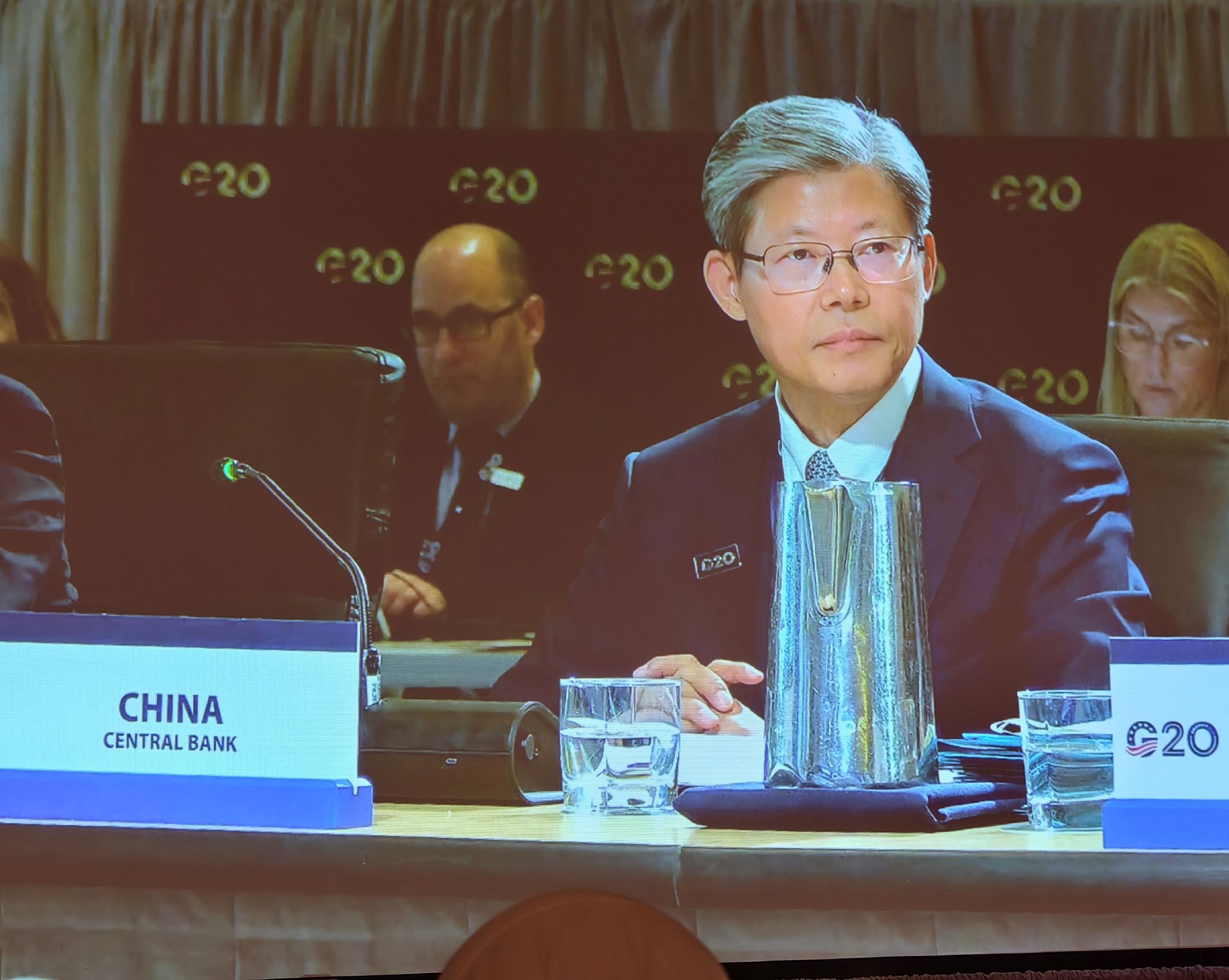 中国人民银行副行长宣昌能出席二十国集团财政和央行副手会