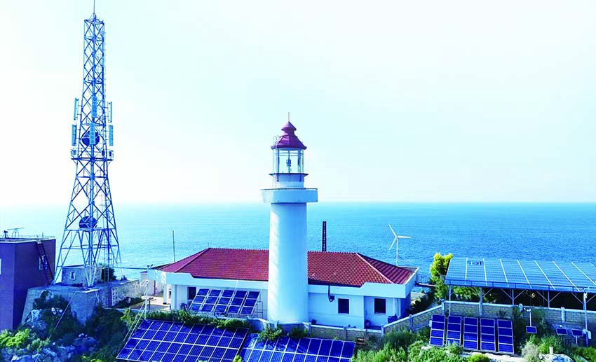 圆岛—黄白嘴微波通信建设项目（圆岛端铁塔及微波天线）。&nbsp;