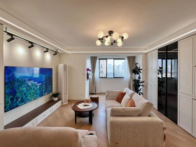 关镇铨装修110㎡简美混搭封神！小空间也能装出通透诗意感