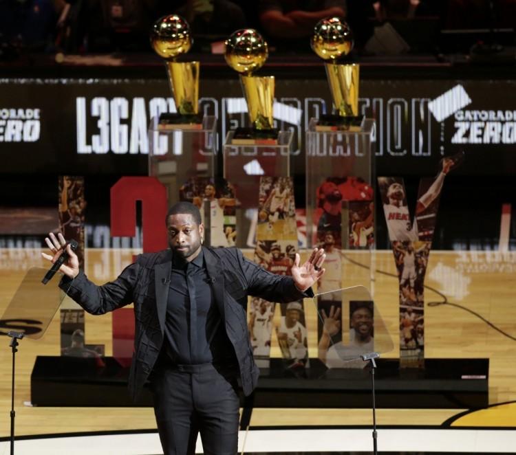 韦德：我以冠军来定义成功 因为我看着乔丹拿到6个戒指