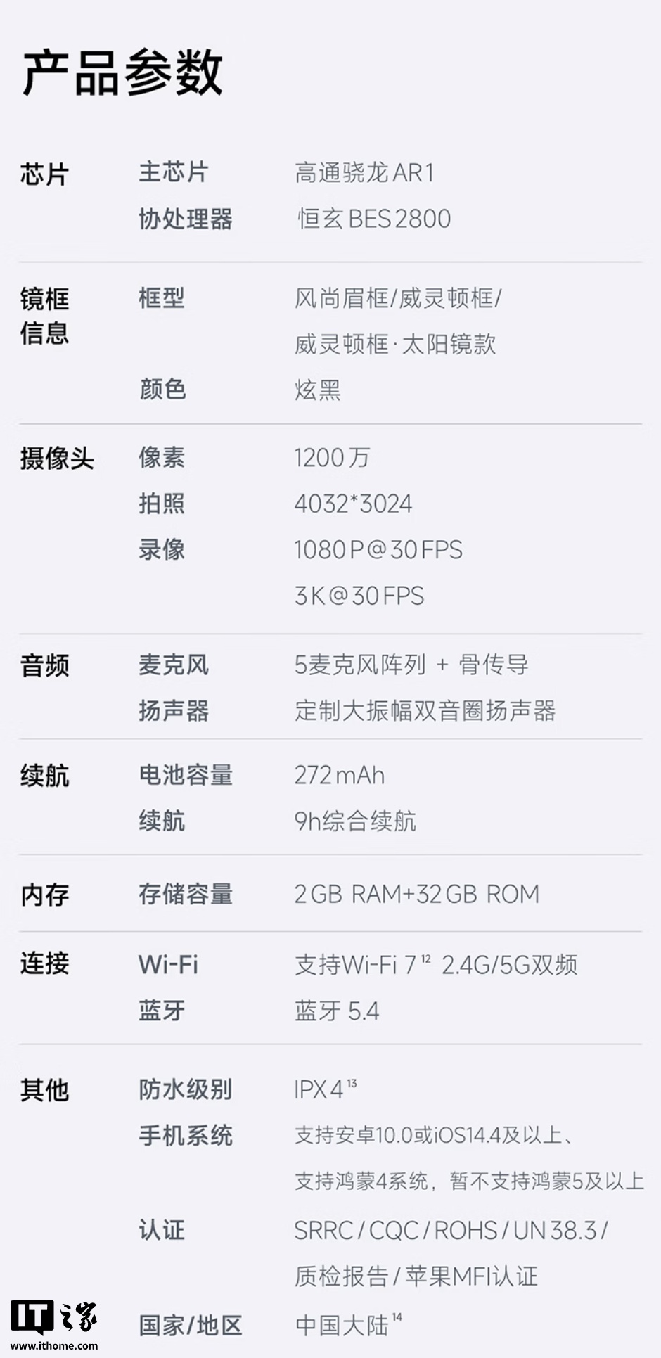 京东夸克 AI 眼镜 G11999 元直达链接
