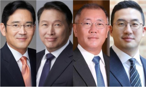 左起依次为李在镕、崔泰源、郑义宣和具光谟。资料图 图自韩媒