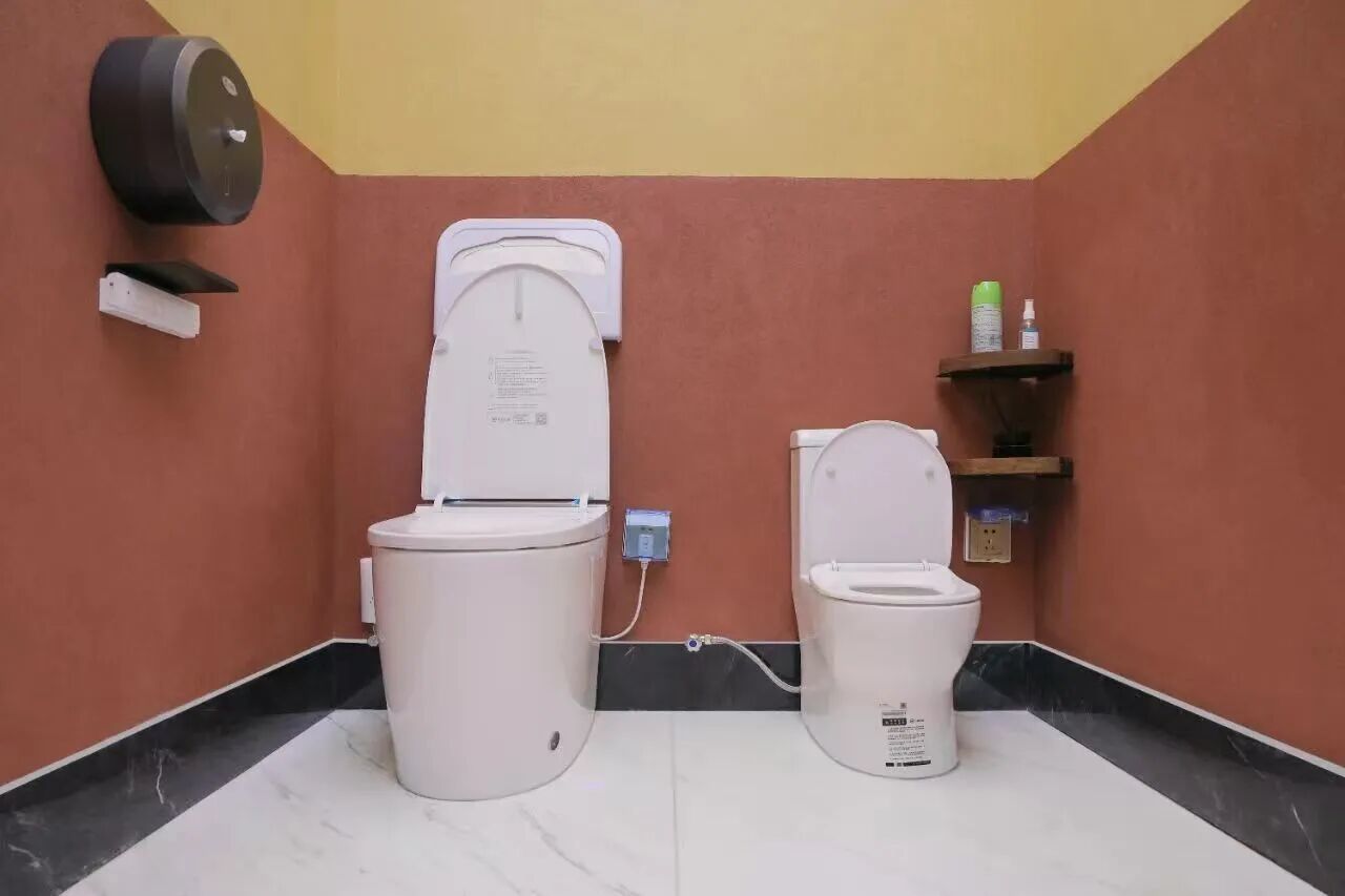 图：“敦煌净界”智能卫生间成为城市文化新窗口