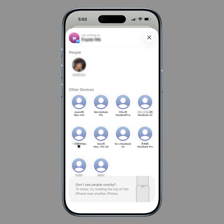 ▲ 这些设备名称都是通过 Apple ID Validation Record 传输过来的