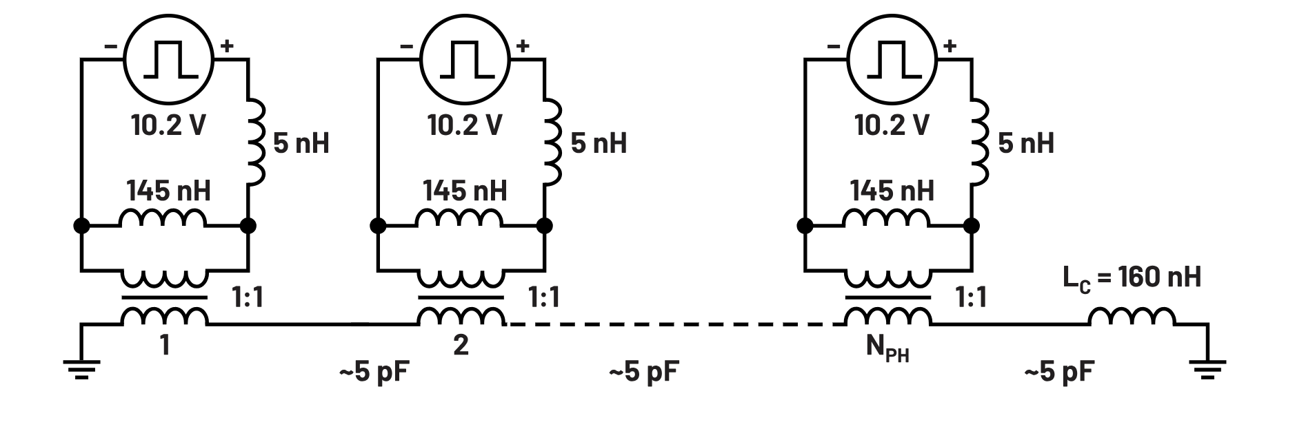 图4. 布局电容被添加到TLVR等效瞬态原理图中