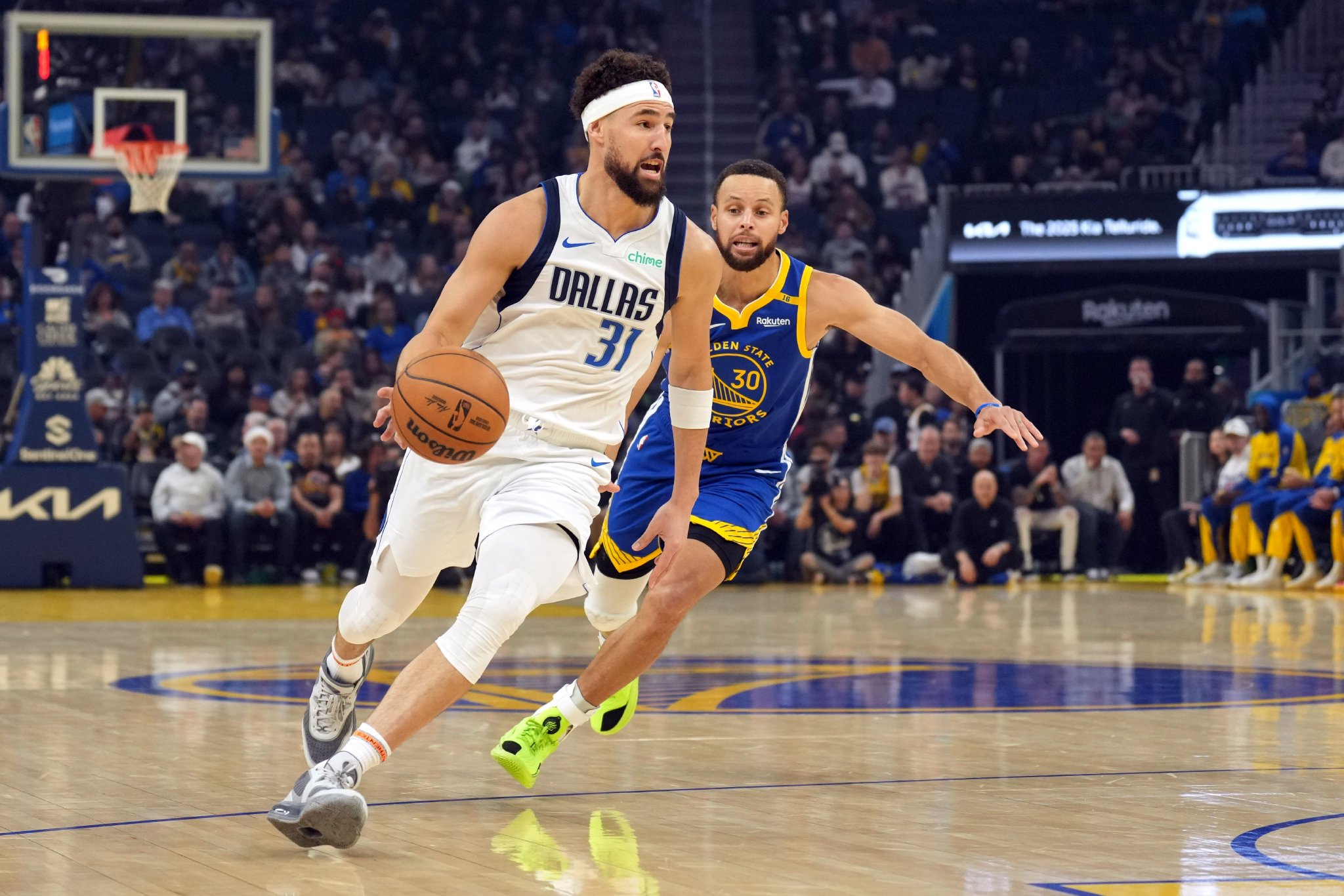 已习惯克莱成对手？库里：不会 但我们都是竞争者仍认为自己能赢