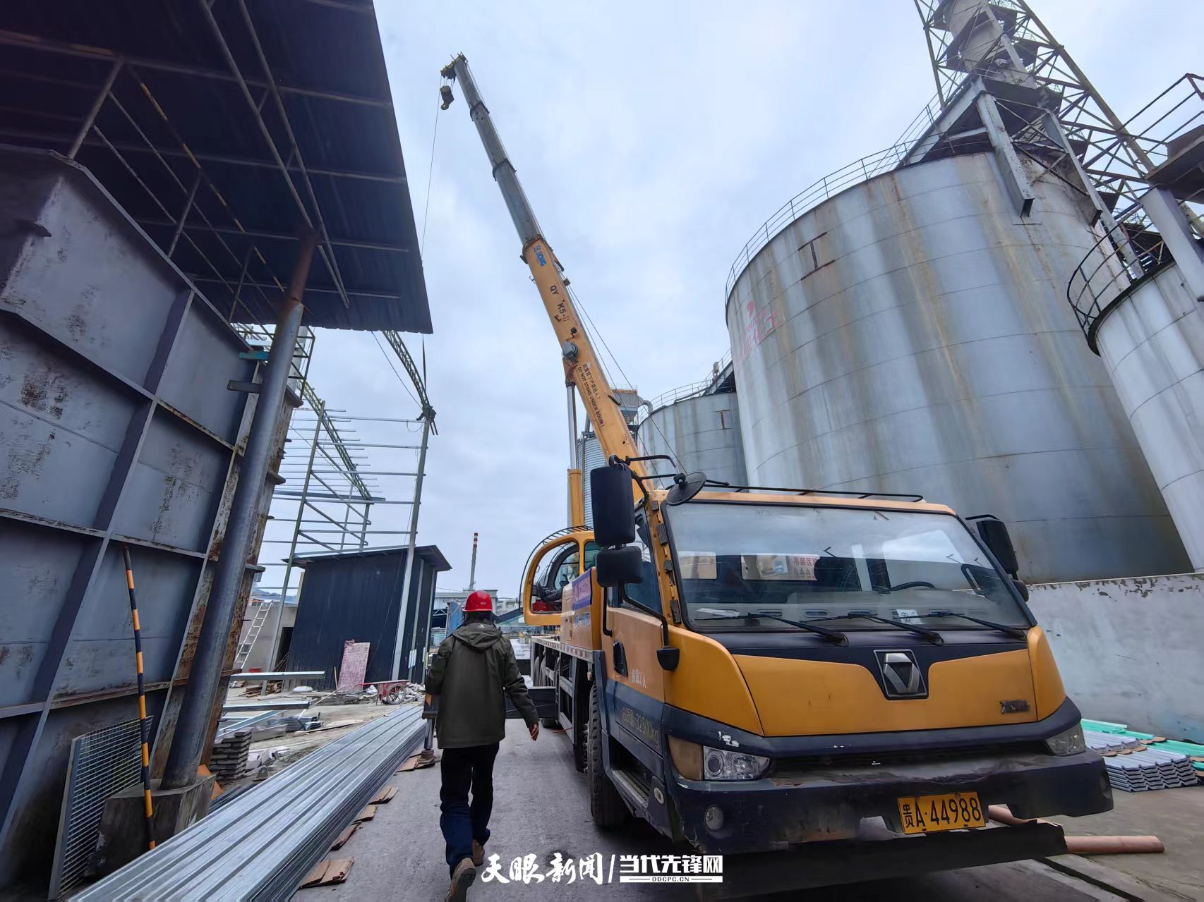 贵州胜威凯洋化工有限公司项目建设现场。牟绍莉 摄