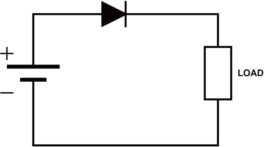 图2 使用二极管的输入反向电压保护