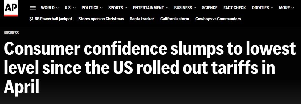 美联社报道截图