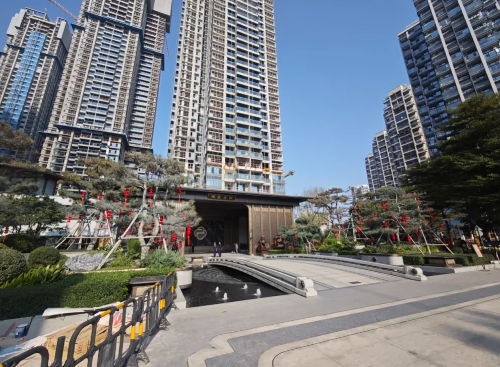 鹏宸云筑项目现场 每经记者 陈荣浩 摄