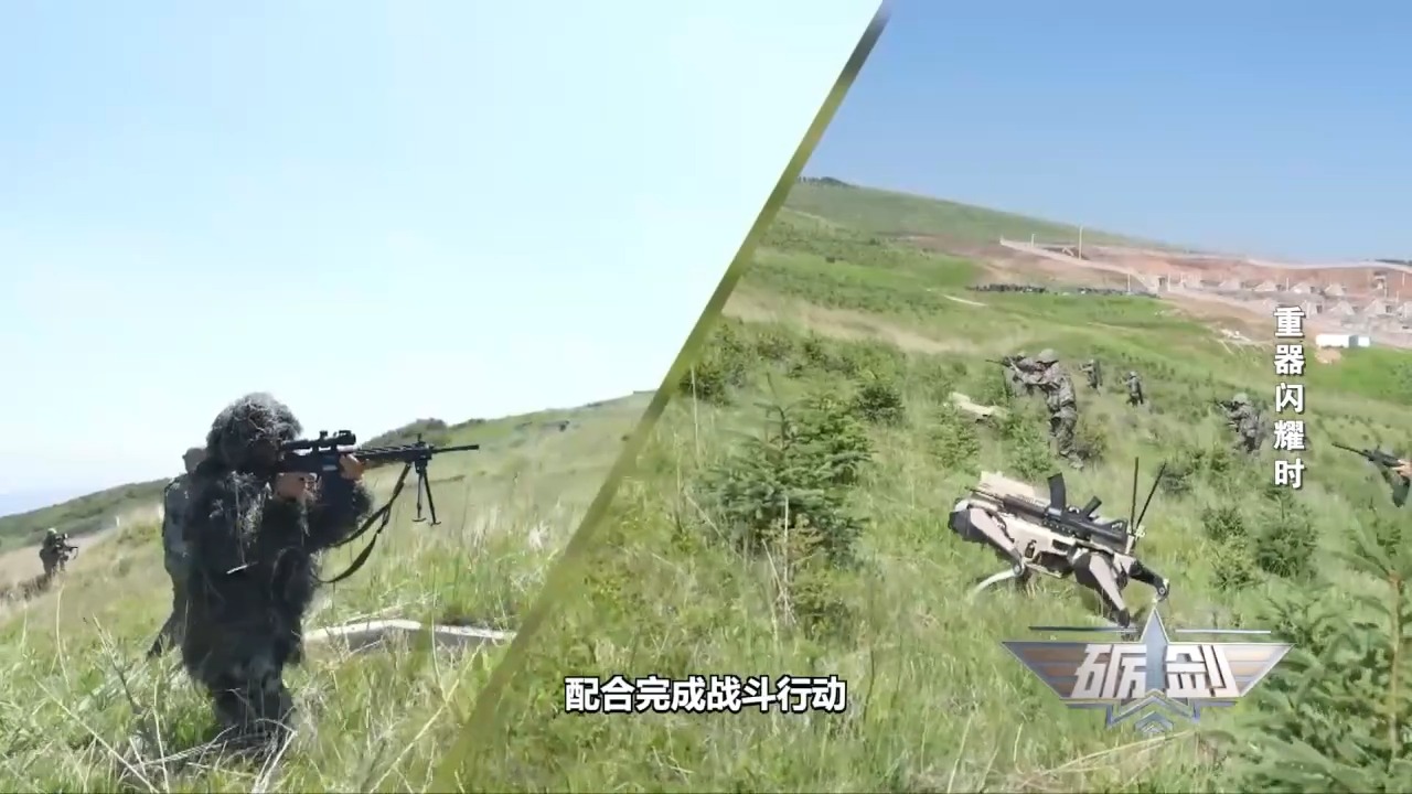 视频丨从机器狼到激光武器 我军新式组合“成团出道”