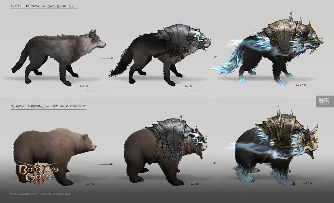 ▲ 《博德之门 3》中的概念设定图